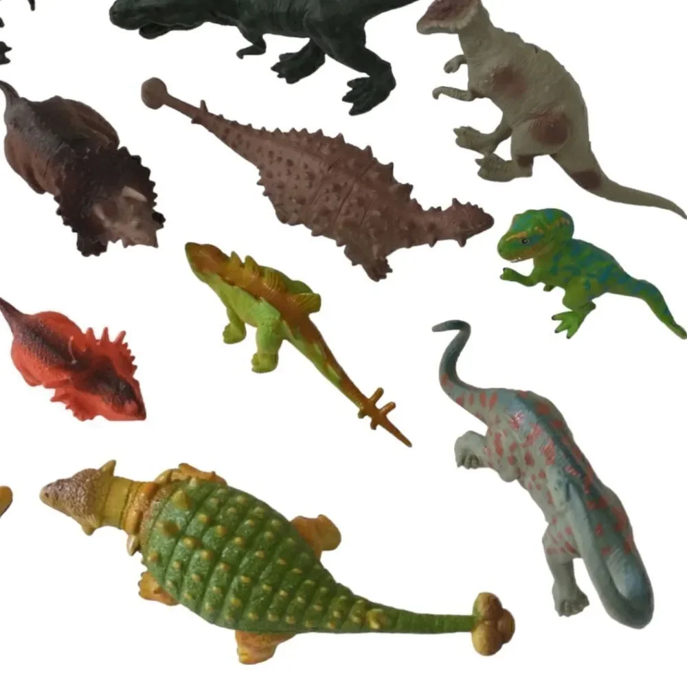 Dinosaurs Lot 14 Play Hard Plastic Vintage to Now Dinos Some Geoworld Safari Ltd